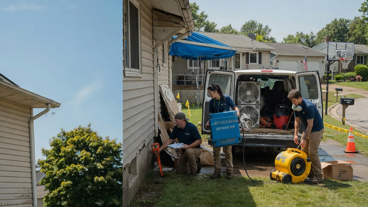 Ceiling Leak Cleanup in Hillsboro, WV near me